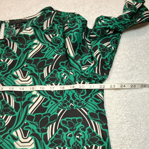 J Crew printed boatneck blouse - Picture 9 of 10